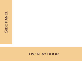 Overlay Cabinet Door