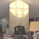 Original Stone Fireplace