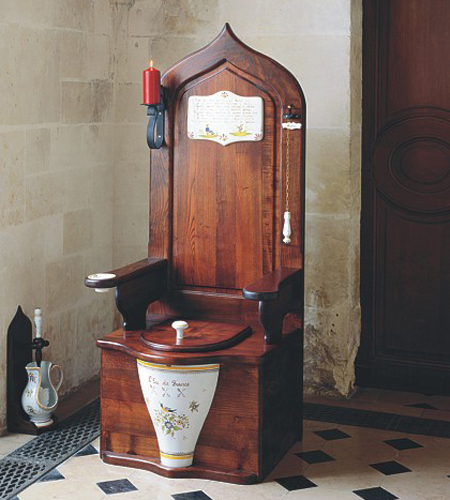 Herbeau Dagobert Wooden Throne Toilet