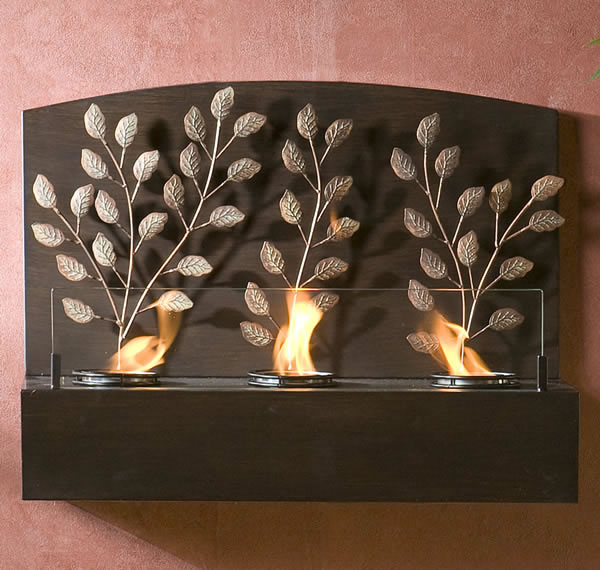 Vine Wall Mount Fireplace