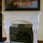 classic french mantel fireplace
