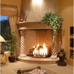 Original mantel with columns -fireplace-pillars-of design