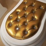 Luxury Gold Toilet Seat by Lineatre